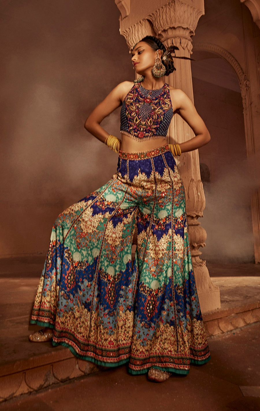 Amyra Dastur in Mehvish Sharara Set