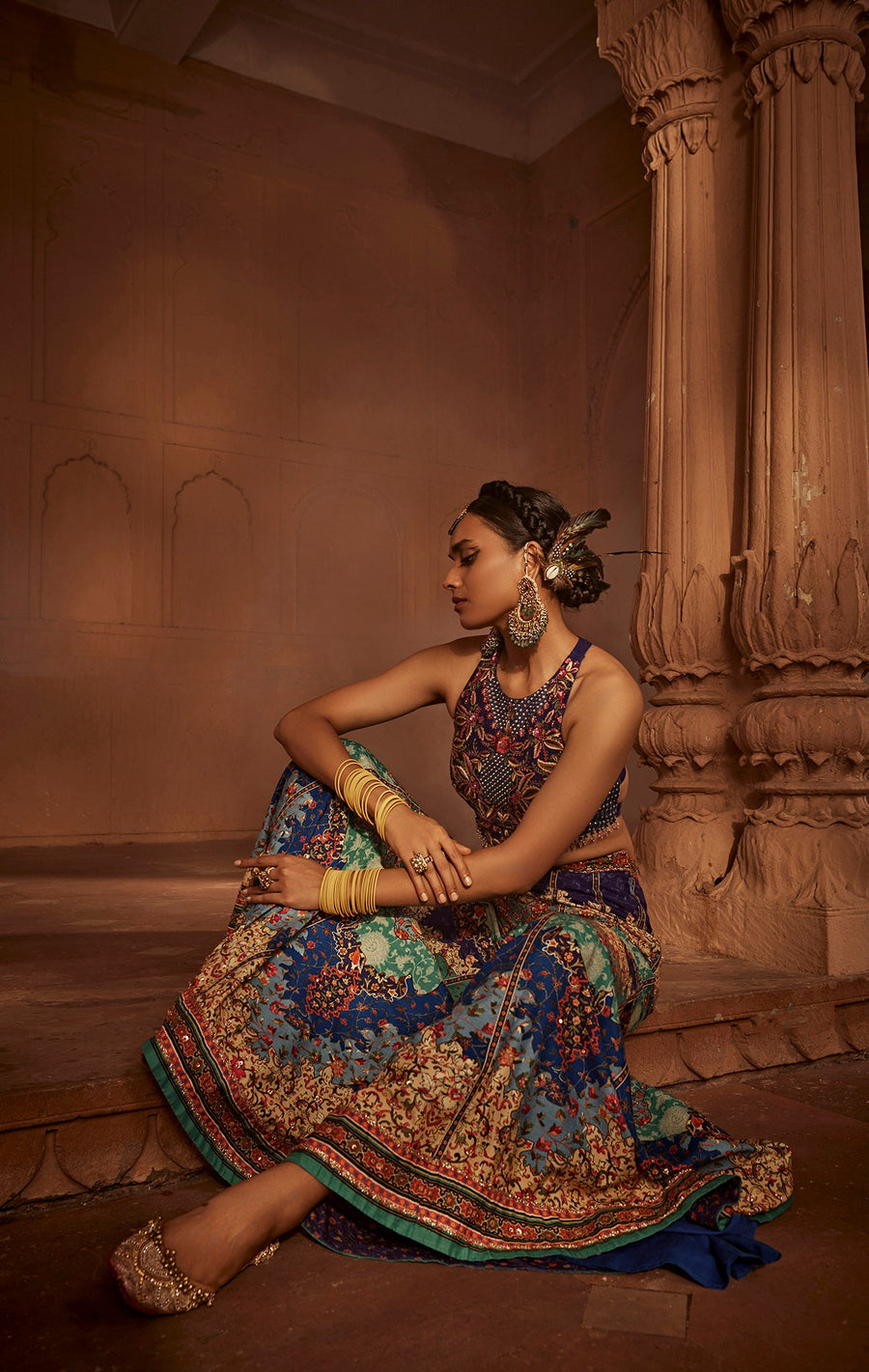 Amyra Dastur in Mehvish Sharara Set