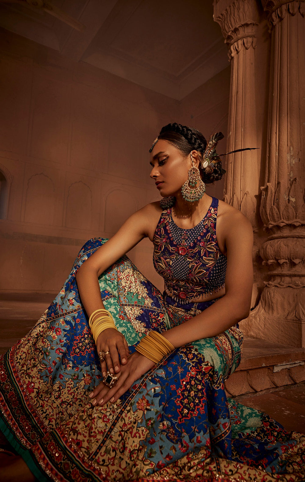 Amyra Dastur in Mehvish Sharara Set
