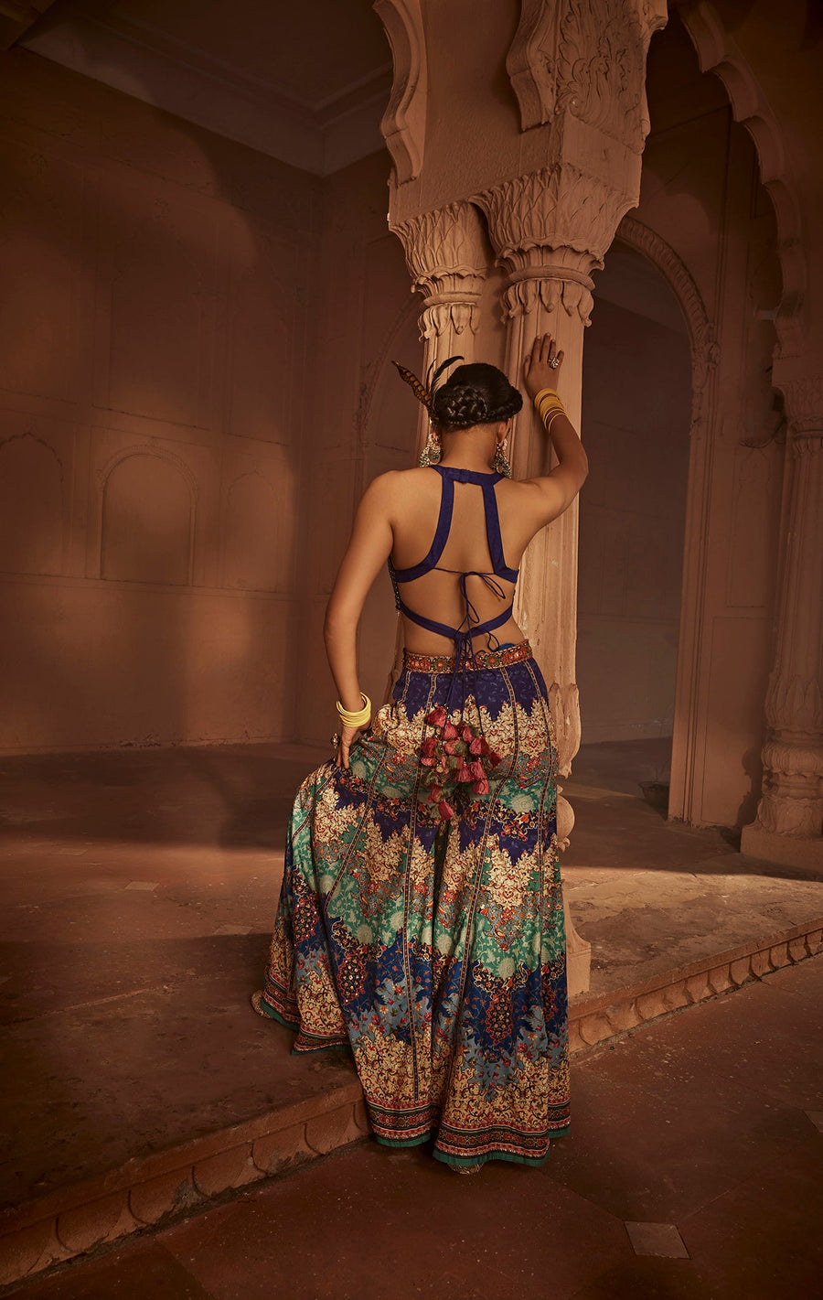 Amyra Dastur in Mehvish Sharara Set