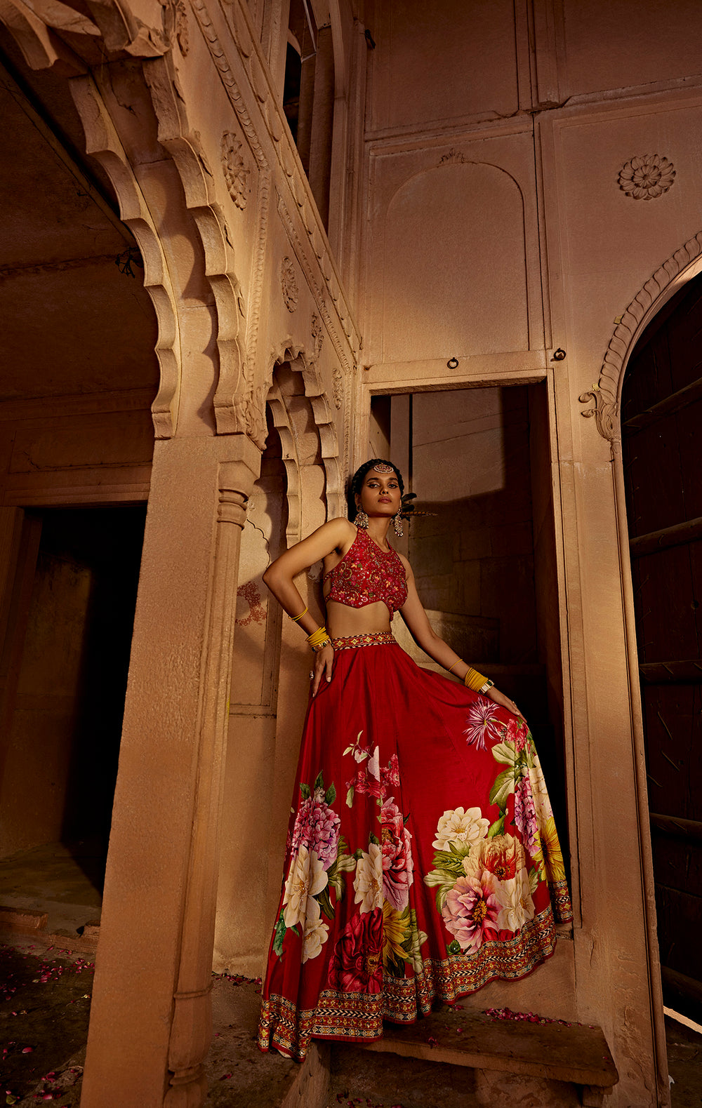 Divya Khosla in Gulshaad Sharara Set