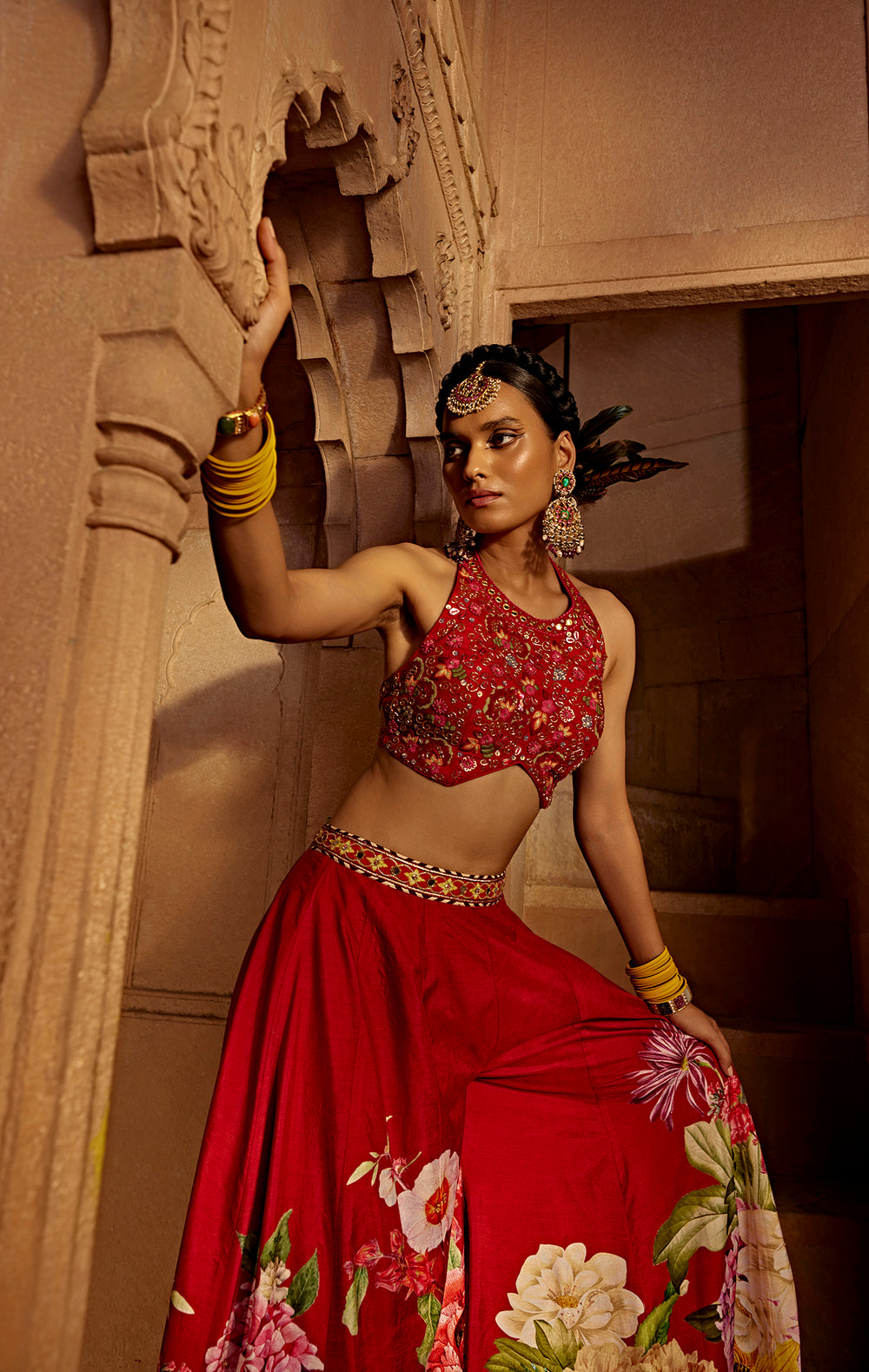 Divya Khosla in Gulshaad Sharara Set