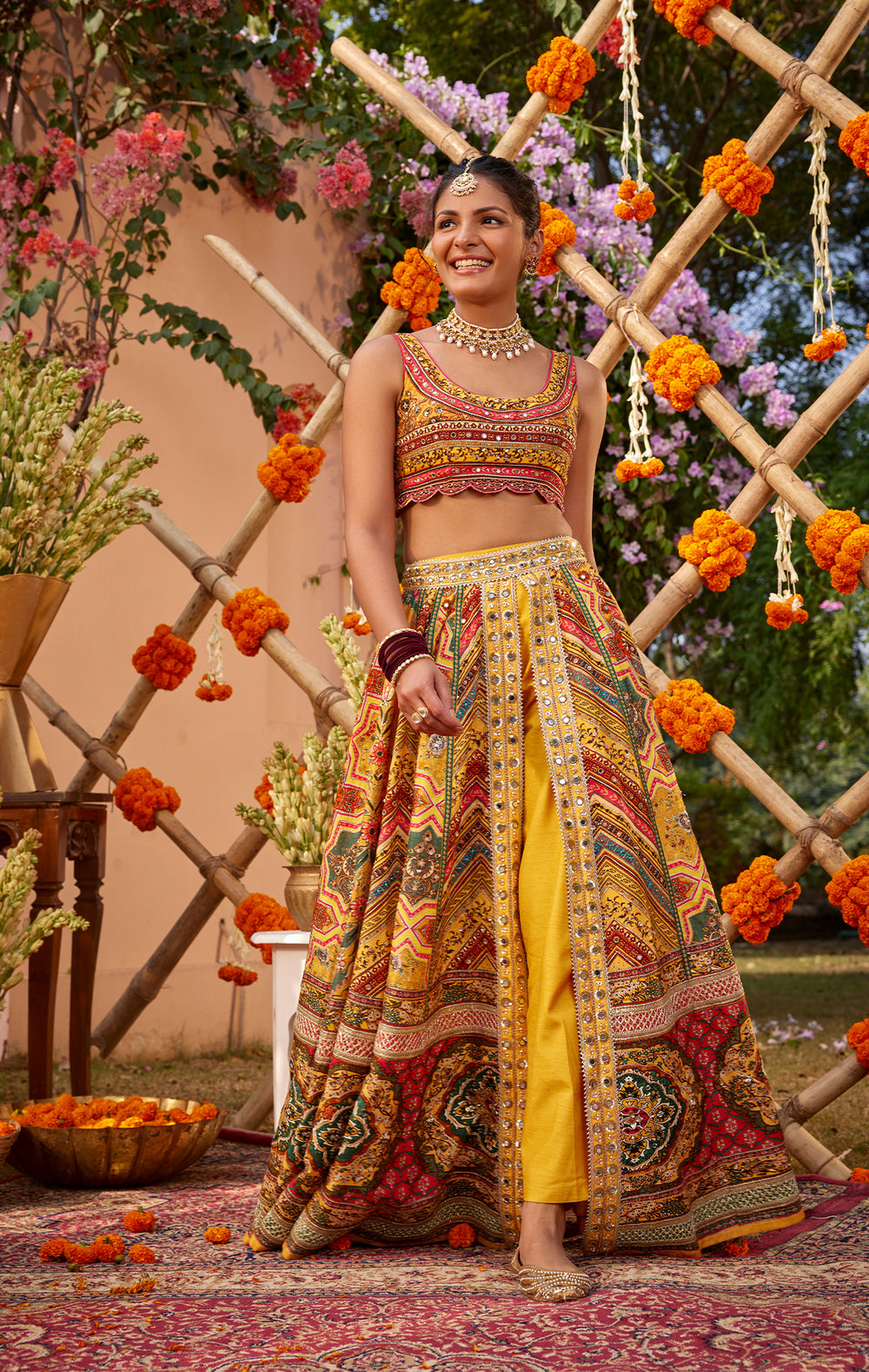 Isha Multani in Gulnar Lehenga Set