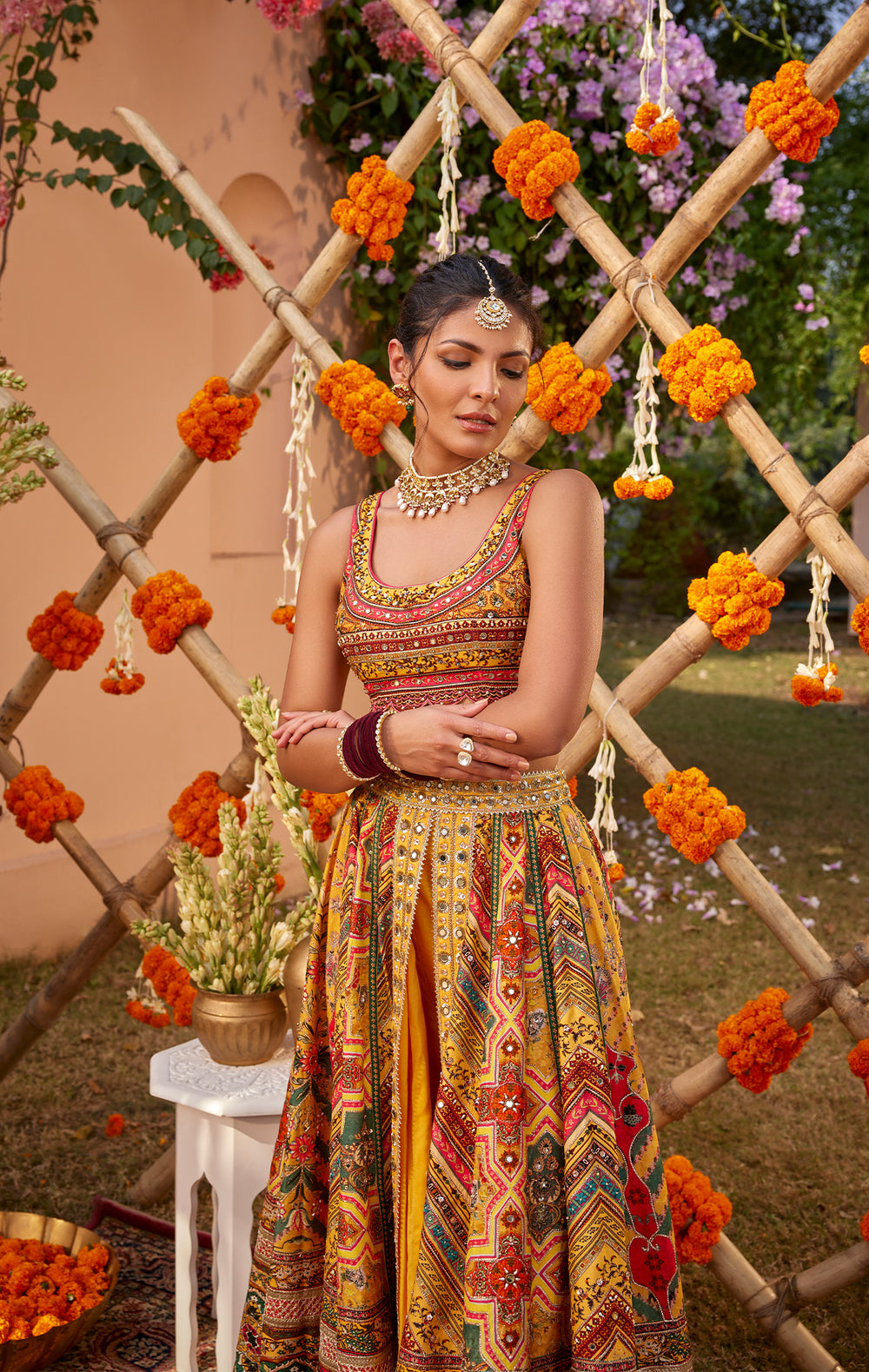 Isha Multani in Gulnar Lehenga Set
