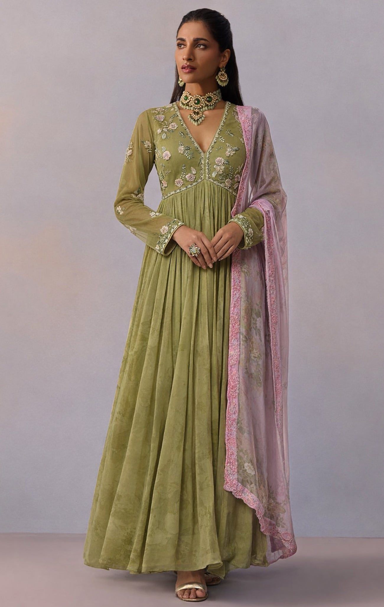 Rehmat Anarkali Set