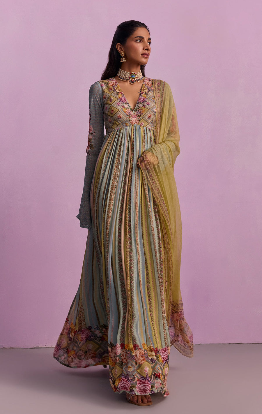 Riah Anarkali Set