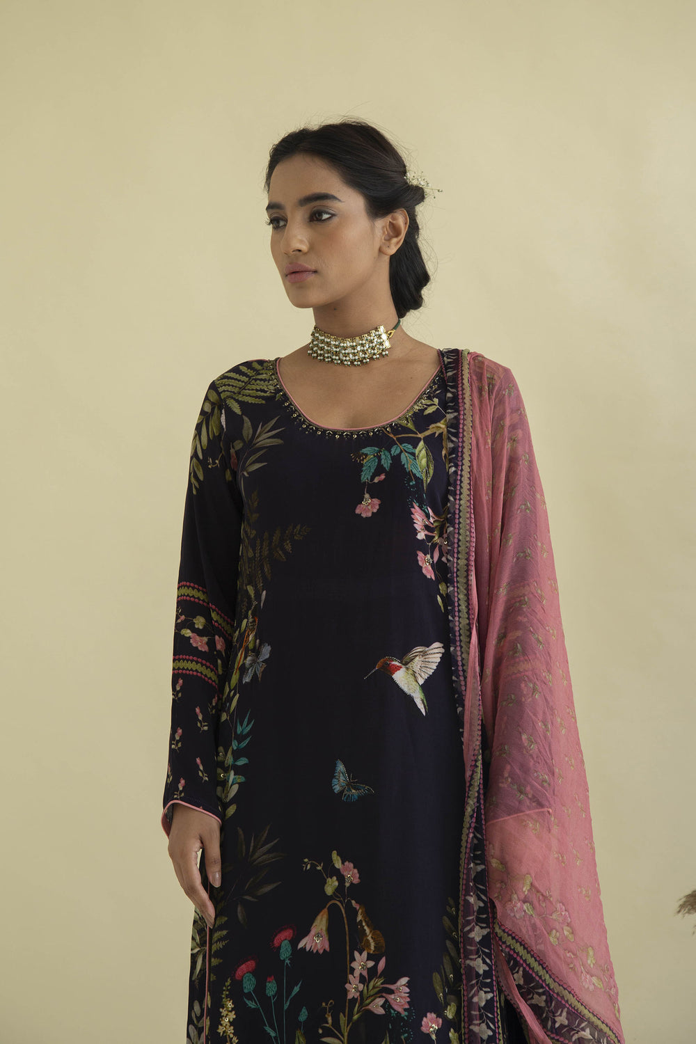Dazy Tropical Print Suit Set