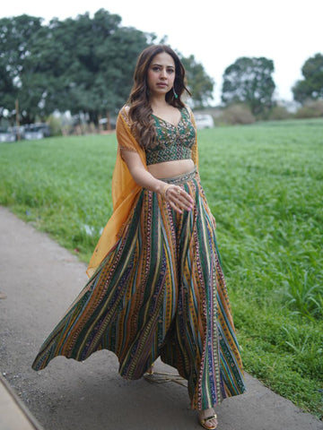 Sargun Mehta in Noor Sharara Set