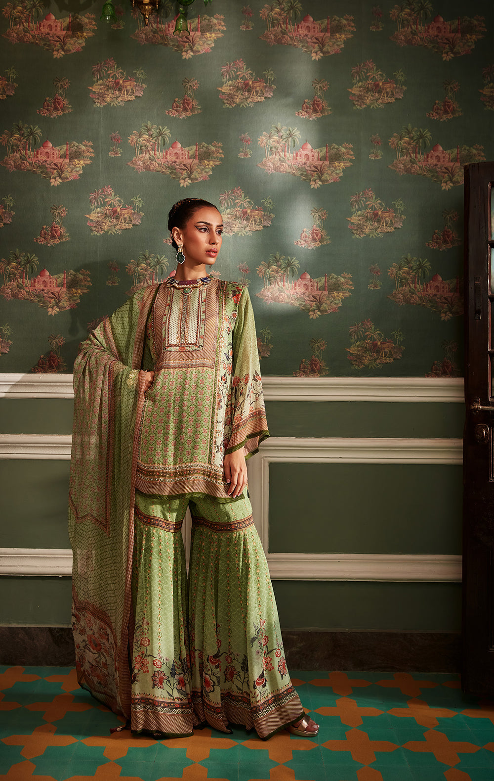Huma Qureshi in Asmaa Gharara Set