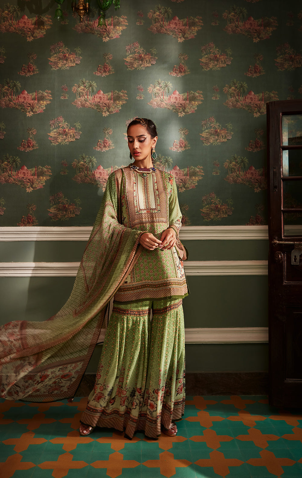 Huma Qureshi in Asmaa Gharara Set