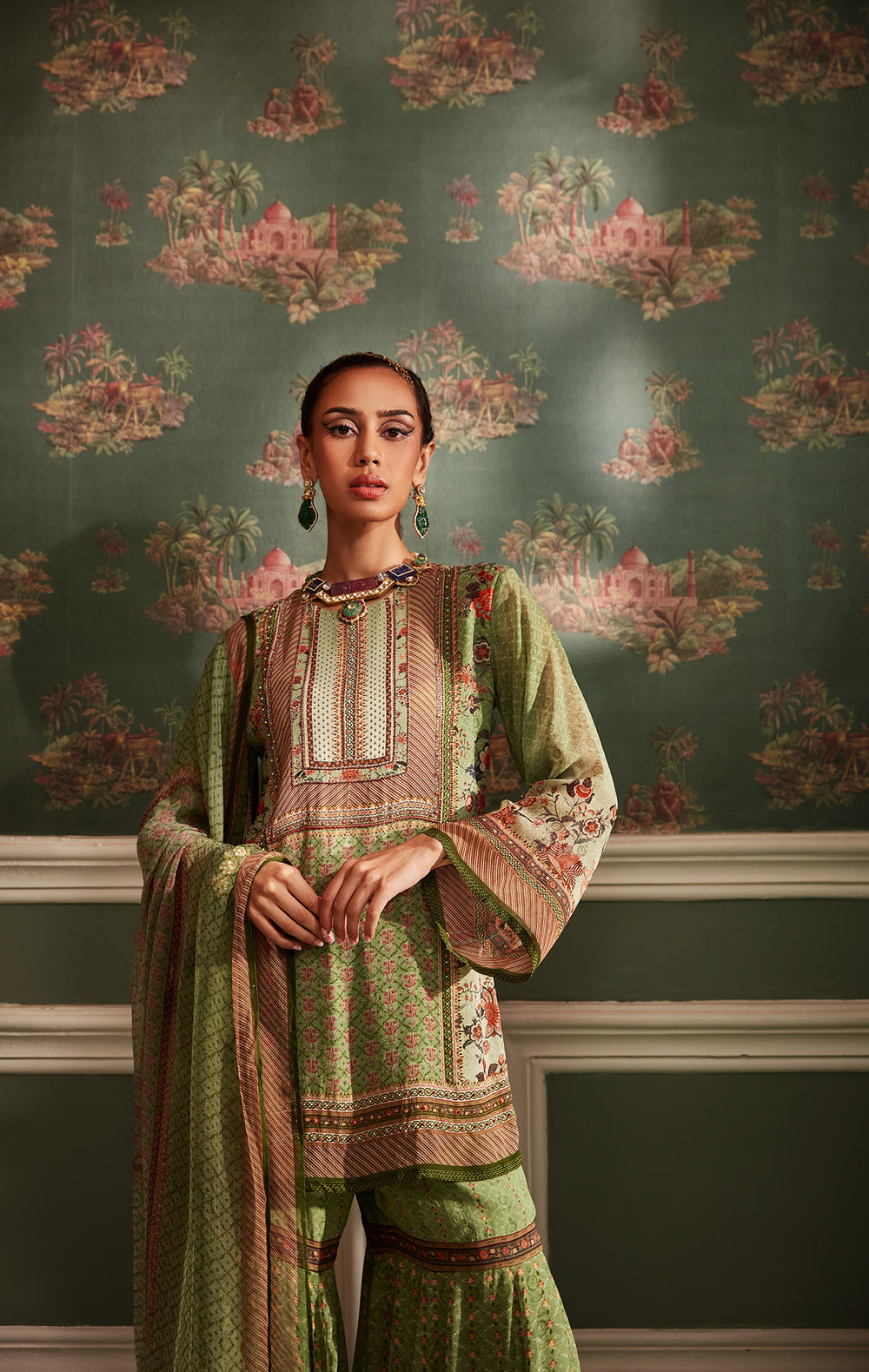 Huma Qureshi in Asmaa Gharara Set