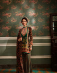 Siah Gharara Set