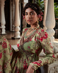 Trisha Krishan in Mysa Angrakha Set