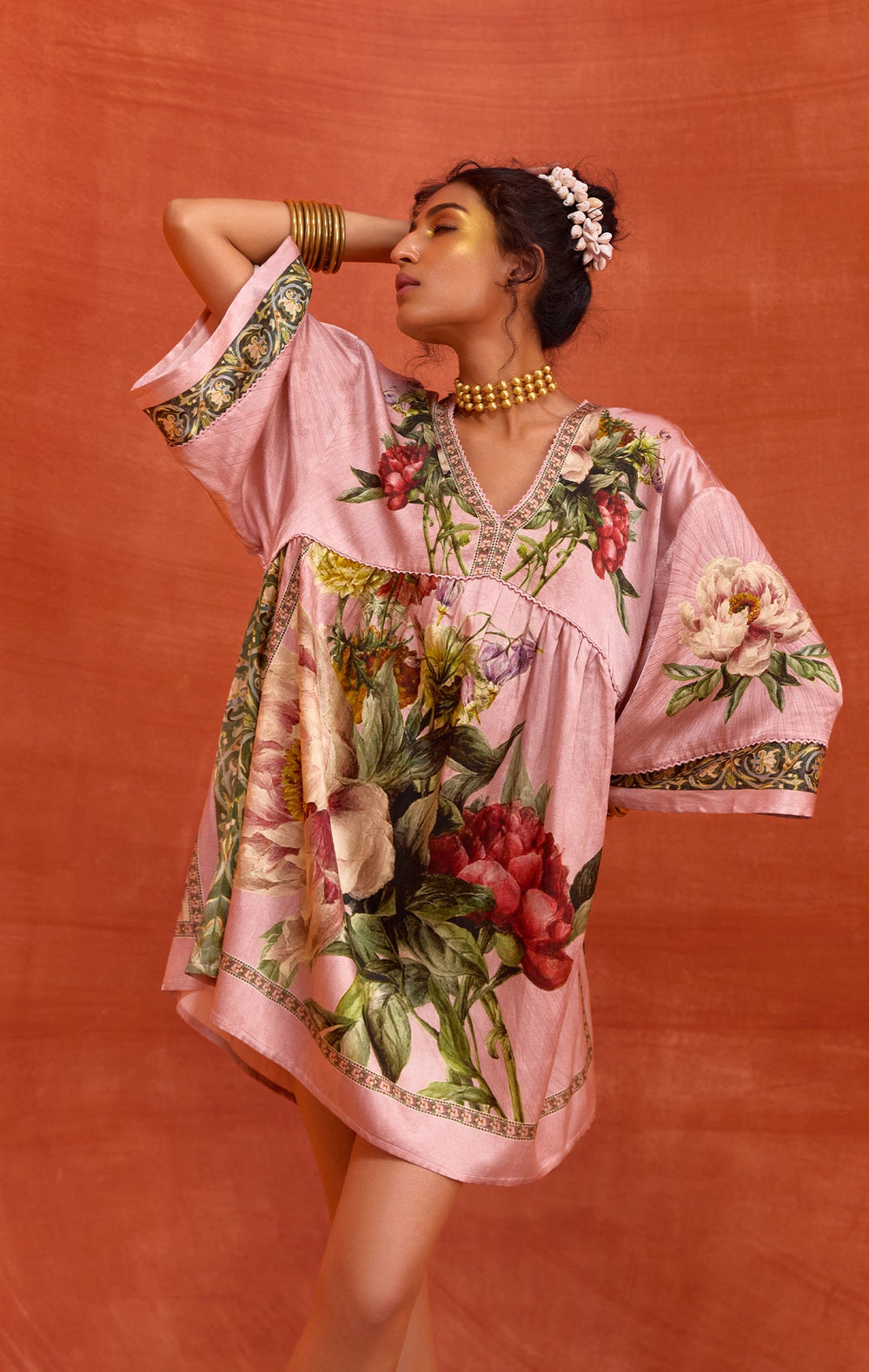 Melinda Dress Dusty Mauve