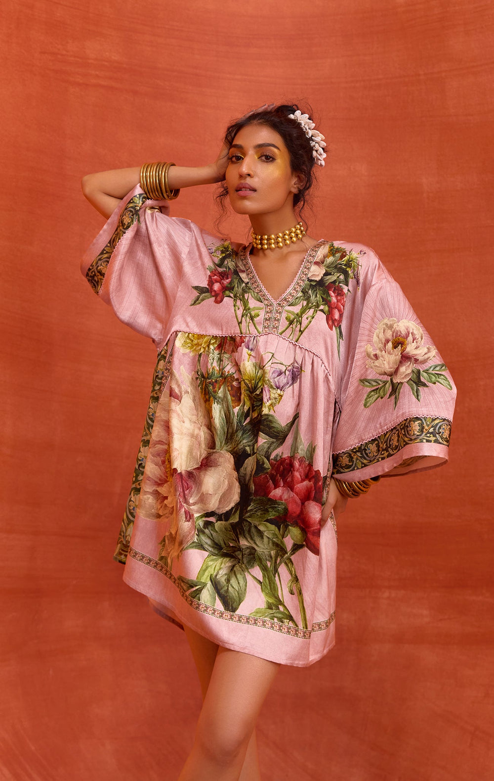 Melinda Dress Dusty Mauve