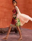 Rosalia Dress With Cape