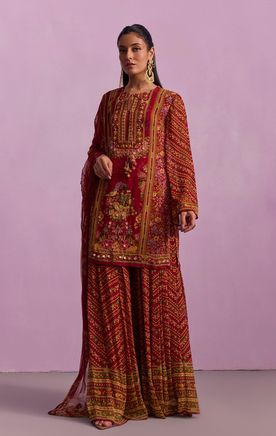 Asma Sharara Set