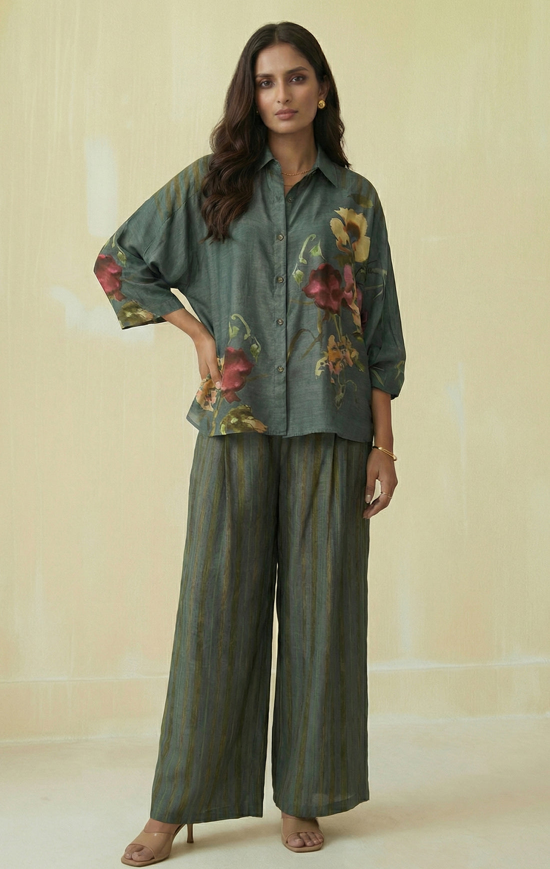 The Co-ord Set is the modern woman's shortcut to looking entirely put-together. Kalista's version brings an Indian handwriting to this global favourite — block prints, handwoven fabrics, embroidered details that make each set feel curated rather than casual. Wear them together or style them apart; either way, they work.