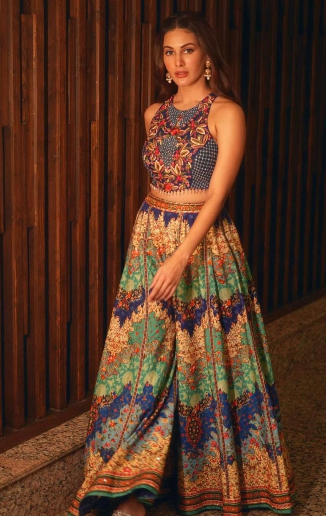 Amyra Dastur in Mehvish Sharara Set