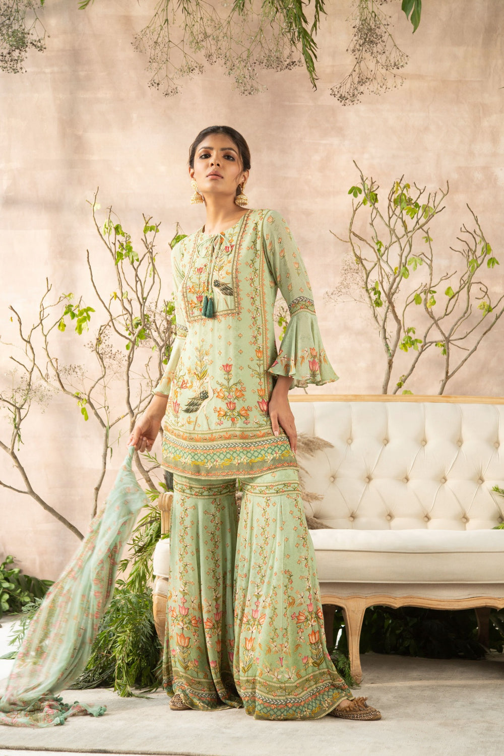 Mahira Gharara Set