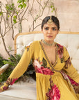 Sargun Mehta in Nadira Angrakha Set