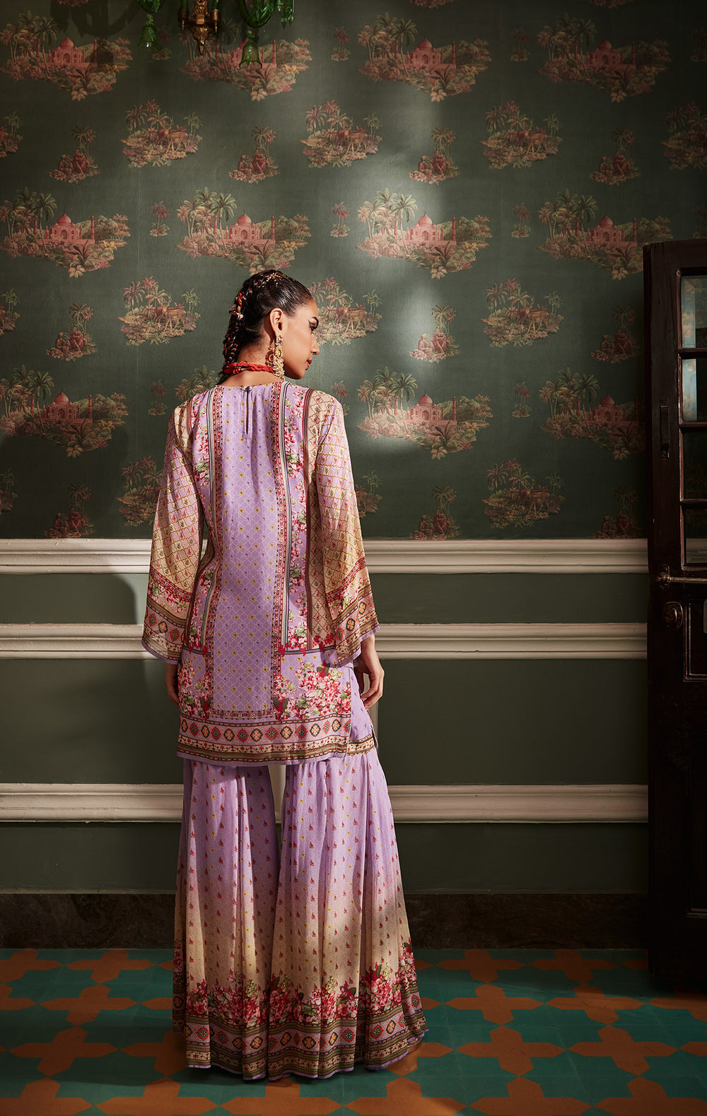 Karishma Mehta in Zareen Gharara Set